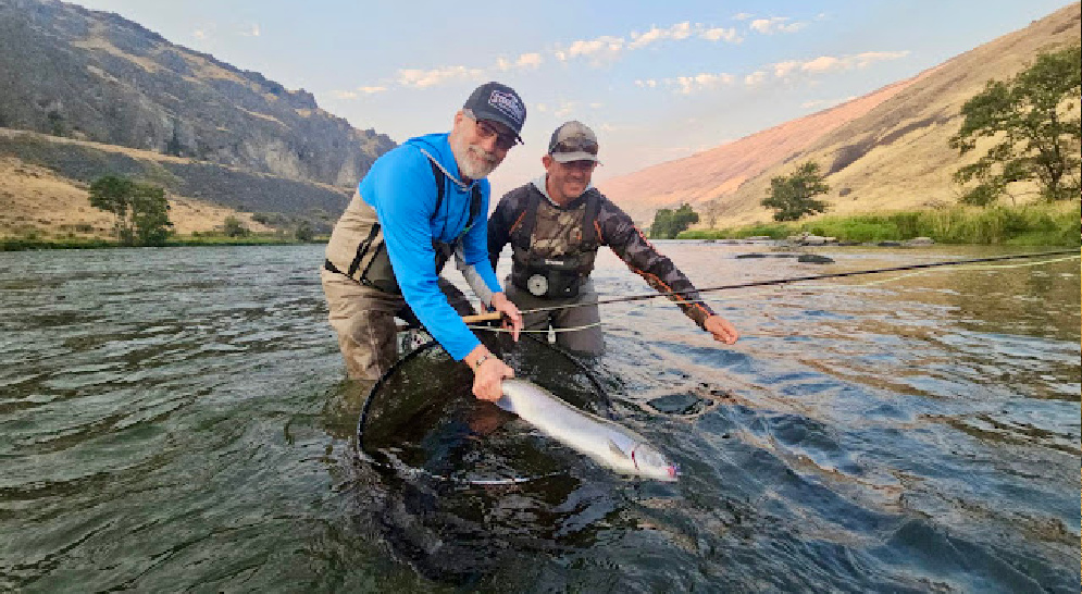 John and Sam on the Deschutes