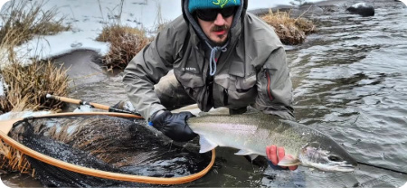 Callum Steelhead Fishing